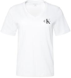 Calvin Klein Jeans női pamut póló fehér színben XL-es méret (121)