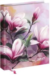 REALSYSTEM Agendă REALSYSTEM Librobello pentru femei B/6, pagini albe, modelul Magnolia 2027 (5421-62)