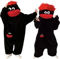 Goaduoynt Vicces onesie nagy szájú flanel meleg otthoni ruházat mindkét nem számára S (6979905257205)