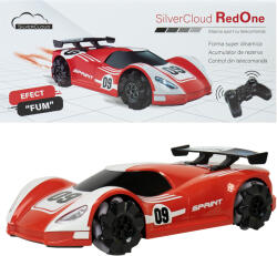 SilverCloud Masina sport cu telecomanda SilverCloud RedOne, fum, LED si baterie rezerva (PNI-SC-RED01)