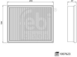 Febi Bilstein Filtru aer FEBI BILSTEIN 1007623 (1007623) - automobilus