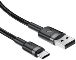 ACEFAST Cablu de Incarcare USB la Type-C, 3A, Fast Charge, 1.2m - (C22-04) - Black (KF2354264)