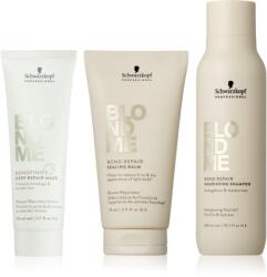 Schwarzkopf Blondme Repair Nourishing Set szett szőke hajra
