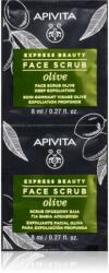 APIVITA Express Beauty Exfoliating Face Scrub Olive intenzív tisztító peeling az arcra 2 x 8 ml