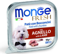 Monge Fresh Paté&Chunkies bárány 100 g KARTON - 4 db