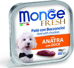 Monge Fresh Paté&Chunkies kacsa 100 g KARTON - 4 db