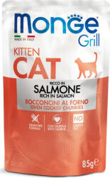 Monge Grill Pouch KITTEN lazac 85 g KARTON - 4 db