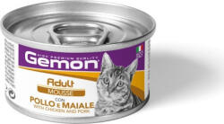  Gemon Cat MOUSSE Adult Csirke & Sertés 85 g KARTON - 4 db