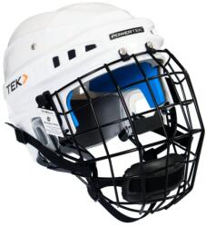POWERTEK Mască de hochei pe gheață pentru portar V3.0 White Junior