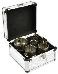 GEKO Set de burghie coroane 6buc, 22-65mm 63203 (G40201)