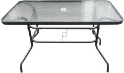 Garden Line Masă de grădină dreptunghiulară cu blat din sticlă 150x90x70cm 66584 (NEO2286)