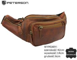 PETERSON Férfi Bőr Ővtáska Ptn 2506-Olh-0199 Tan (ZLK-ptn-2506olh0199-t-18758085)