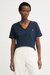Trussardi t-shirt női pamut - sötétkék L
