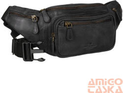 Peterson Férfi Bőr Ővtáska Ptn 2506-Hp Black (PTN 2506-HP BLACK)
