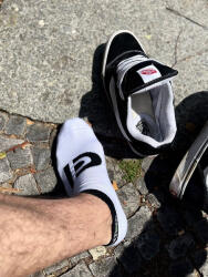 Addiction Sneakersocks 2.0 - prémium fehér sportzokni