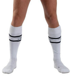 Mr B - Mister B Urban Football Socks - Prémium focis zokni fehér-fekete kombinációban
