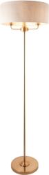 Endon Lighting glamour modern állólámpa highclere antik sárgaréz természetes vászon end110724 (110724)