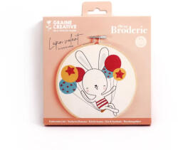 Graine Creative Hímzőkészlet - Repülő nyuszi (15 cm) (GC23173)