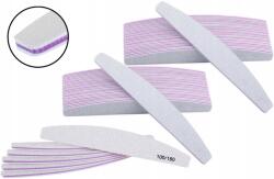eVanda Körömreszelő Csónak Zebra Manikűr Pedikűr Gradáció 100/180 x50PCS (Pilniki Standard Łódka Zebra 100180 50 Sztuk)