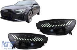 KITT LED fényszórók Audi A6 4G (2011-2014) Facelift Design, Xenonról LED-re konverzió (HLAUA74GNL)