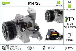 VALEO Compresor, climatizare VALEO ORIGINS NEW OE TECHNOLOGY 814728 (814728)