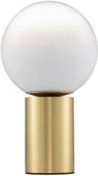 Nova Luce Бяла/ в златист цвят стъклена настолна лампа (височина 35, 5 cm) Vita - Nova Luce (9028842)