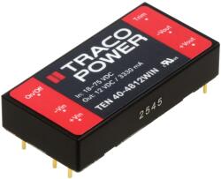 Traco Power Convertor DC/DC 40W 18-75VDC 12VDC (TEN 40-4812WIN)