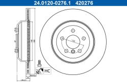 ATE Disc frana ATE 24.0120-0276.1 (24.0120-0276.1) - automobilus