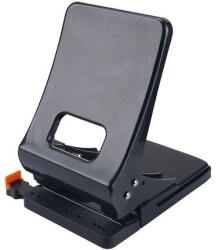 Deli Perforator negru metalic 2 perforatii 45 coli Deli (DLE0143) - vexio