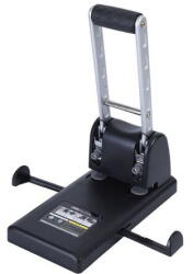 Deli Perforator negru metalic 2 perforatii 100 coli Deli (DLE0130) - vexio