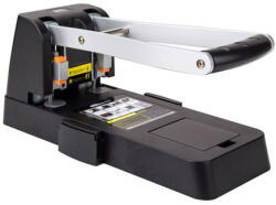 Deli Perforator negru metalic 2 perforatii 150 coli Deli (DLE0150) - vexio