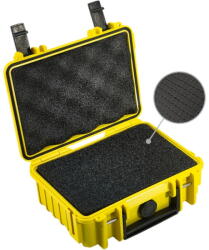 B&W Outdoor Case Type 500 Żółta z pianką (500/Y/SI)