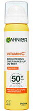 Garnier Vitamin C Brightening Over Make-up UV Mist SPF 50+ - Rozjasňující pleťová mlha (3600542626743)