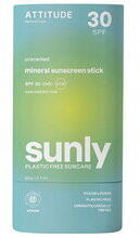 ATTITUDE Sunly Mineral Sunscreen Stick SPF 30 - fragrance-free (0626232460902)