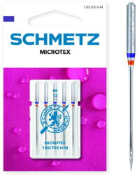 Schmetz Set 5 ace de cusut, Microtex, finete 80, Schmetz 130/705 H-M VCS (SC-719187) - vexio