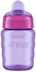 Philips Cana cu tetina de formare Philips-AVENT, 260ml, 9luni+, Mov (SCF553/03) - vexio