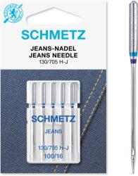 Schmetz Set 5 ace de cusut, Jeans, finete 100, Schmetz 130/705 H-J VES (SC-719067) - vexio