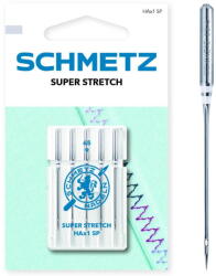Schmetz Set 5 ace de cusut, materiale foarte elastice, finete 65, Schmetz HAX1 SP VJS (SC-719617) - vexio