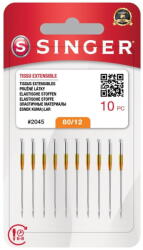 Singer needle N2045 -12/80 blister 10pcs stretch (7393033108502)