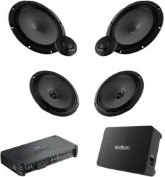 Audison Pachet Difuzoare Auto cu subwoofer Audi A6 C7 2012-2018 Audison Prima 1010 W (SKU-2502270523-9879-12)
