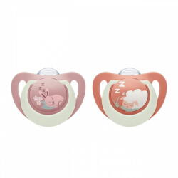 Nuk Dummy NUK First Choice Night 6-18m 2 pcs Bunny/Sheep (59198-NUK-10176374)