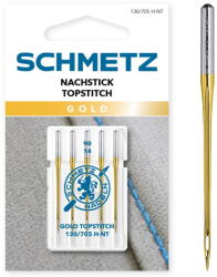 Schmetz Set 5 ace Gold Topstitch pentru Quilting, finete 90, Schmetz 130/705 H-NT VDS (SC-723057) - vexio