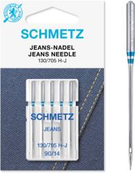 Schmetz Set 5 ace de cusut, Jeans, finete 90, Schmetz 130/705 H-J VDS (SC-719057)