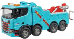 BRUDER Scania Super 560R recovery and towing truck with light and sound module (03553) Figurina