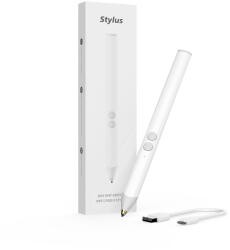Techsuit Stylus Pen Universal, 105mAh, USB-C - (UA20) - White (KF2342775)