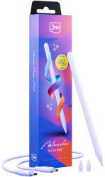 3MK Stylus Pen pentru iPad, Palm Rejection, Bluetooth - 3mk Wonder Pen - White (KF2356525)