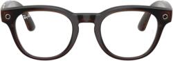 Ray-Ban Meta Scriber Optics Universal Fit - Shiny Transparent Umber - Demo Lens (RW7002 8532 49)