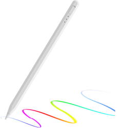 Techsuit Stylus Pen pentru Tableta, Type-C, Palm Rejection, Tilt Sensitivity, Side Adsorption, 125mAh - (AX10-T) - White (KF2342767)