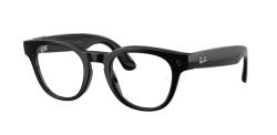 Ray-Ban Meta Scriber Optics Universal Fit - Shiny Transparent Black - Demo Lens (RW7002 8526 49)