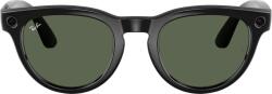 Ray-Ban META Headliner Shiny RW4009F, Wi-Fi 6, Bluetooth, Aparat foto cu filmare, Asistent vocal, 32GB Flash, Meta AI integrat, Lentile Verzi (Negru/Verde) (899-00694-01)
